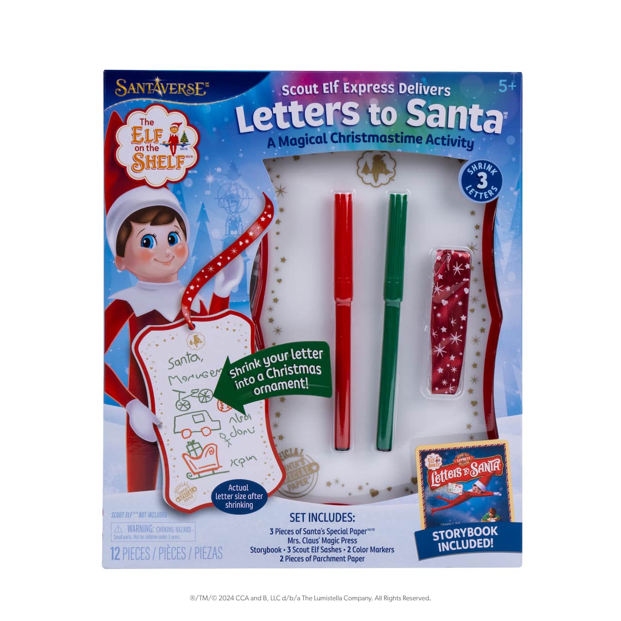 Trousse lutin éclaireur express apporte des lettres au père Noël The Elf on the Shelf